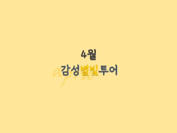 4월 감성별빛투어 